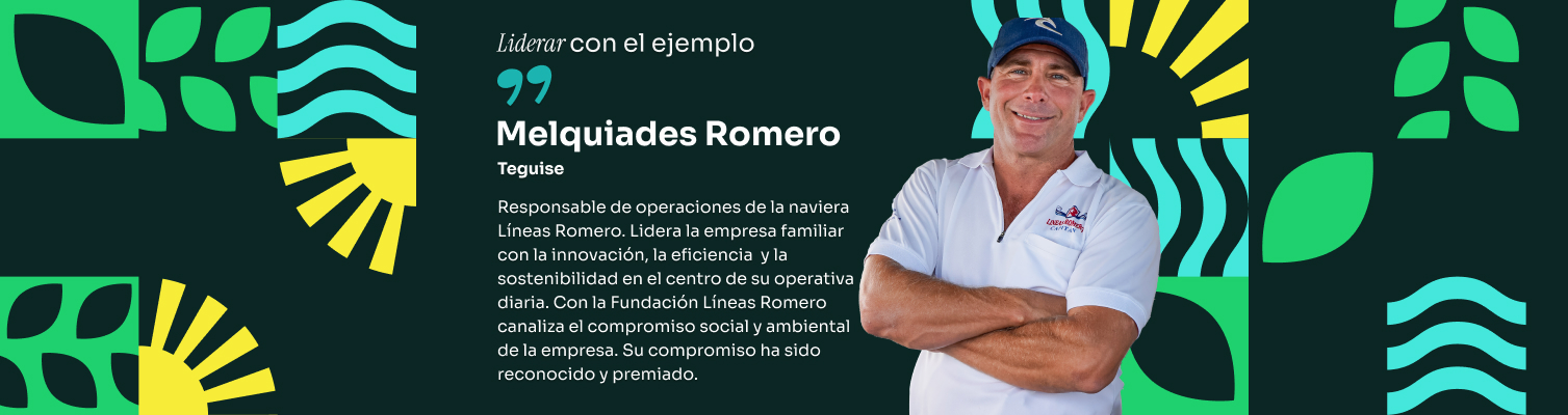 Melquíades Romero naviera líneas romero embajador Soy Canary Green