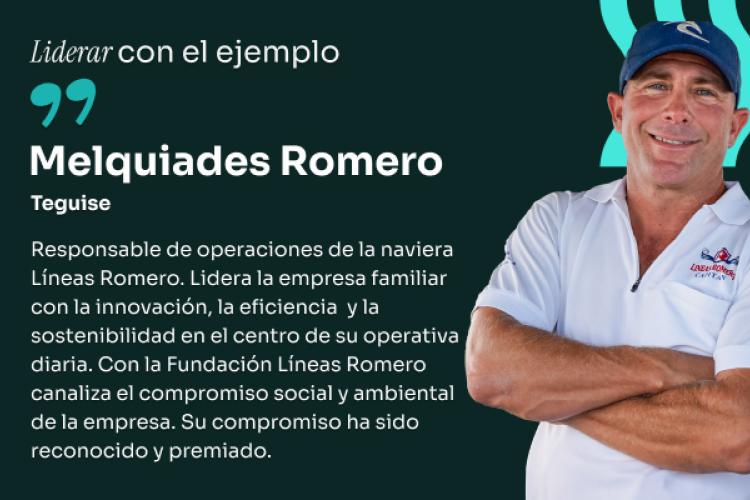 Melquíades Romero naviera líneas romero embajador Soy Canary Green
